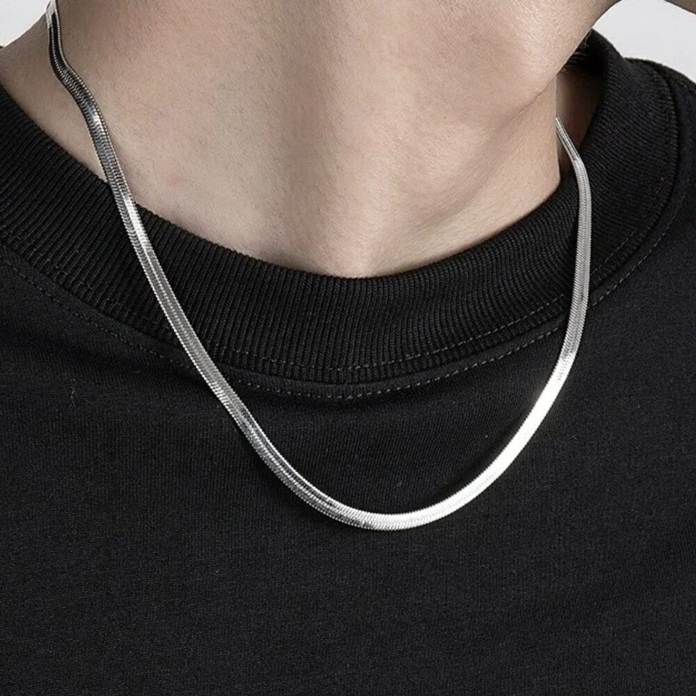 Premium Herringbone stainless steel Chain Necklace